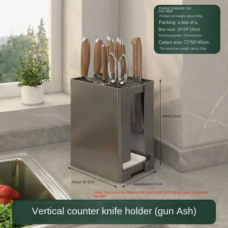 Accessoires de cuisine multifonctionnels, porte-couteaux de cuisine, égouttoir de cuisine, ustensile