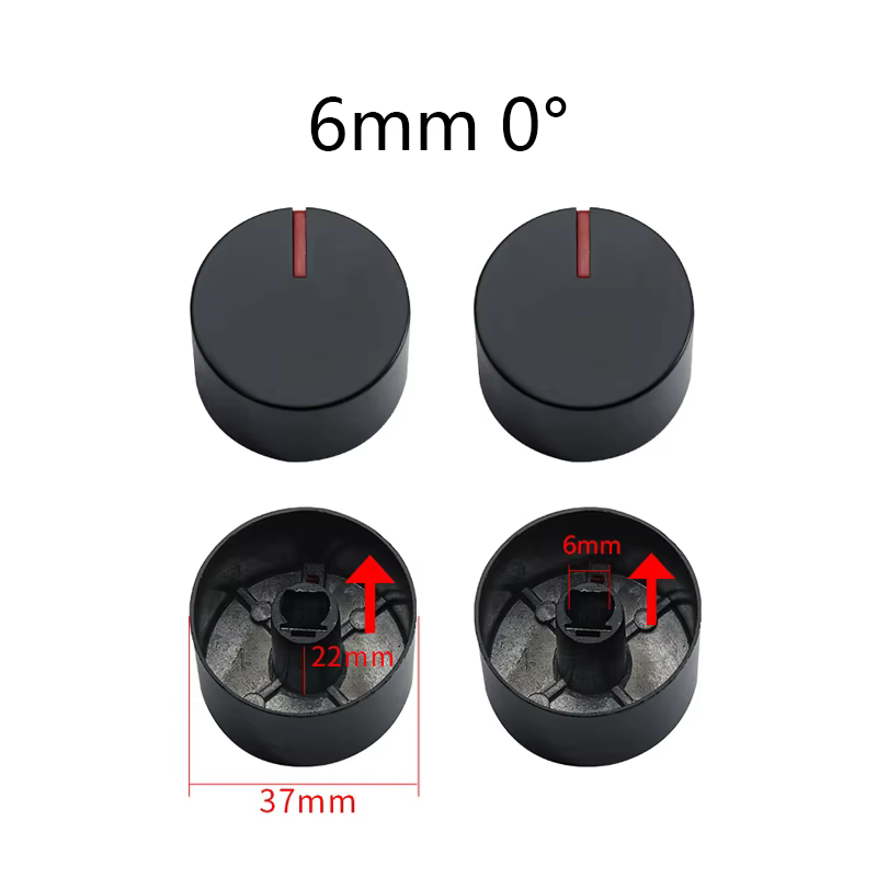 Boutons de cuisinière à gaz 6MM 8MM, 2 pièces, interrupteur de commande de four, accessoires de cuis