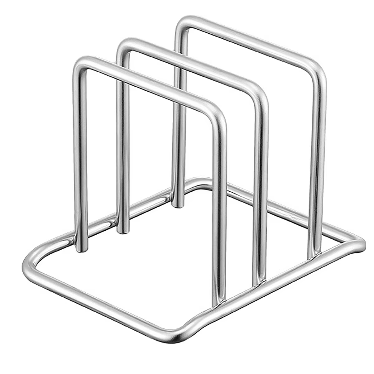 Support de planche à découper en acier inoxydable, présentoir à 2 fentes Sync de escalEvaluT1, pour 