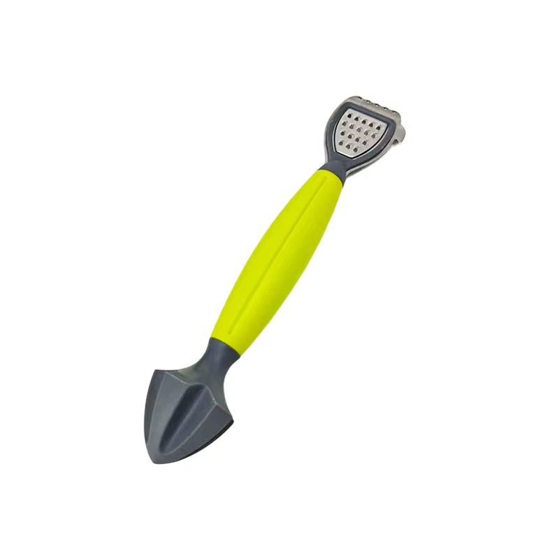 Râpe à citron avec poignée verte, lame en acier inoxydable, presse-agrumes multifonctionnel pour ext