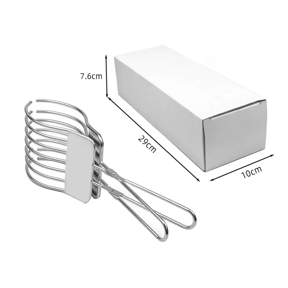 Coupe-viande pour barbecue en acier inoxydable, outil de cuisine de Camping multifonction pour pain 