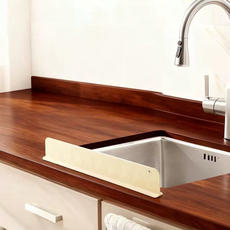 Baffle anti-éclaboussures en silicone à ventouse pour évier de cuisine, protection anti-débordement 