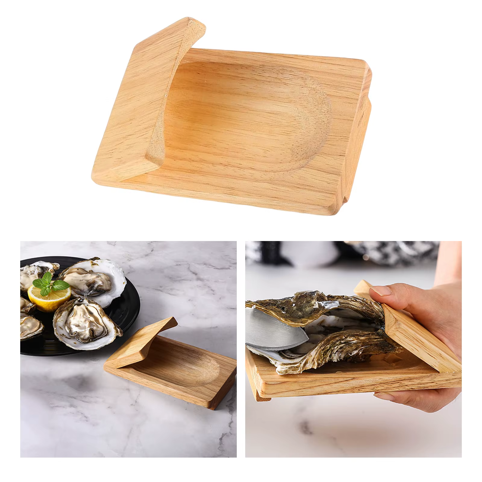Pince à secouer les huîtres en bois, outil d'ouverture, pince à secouer les huîtres, outils pour fru