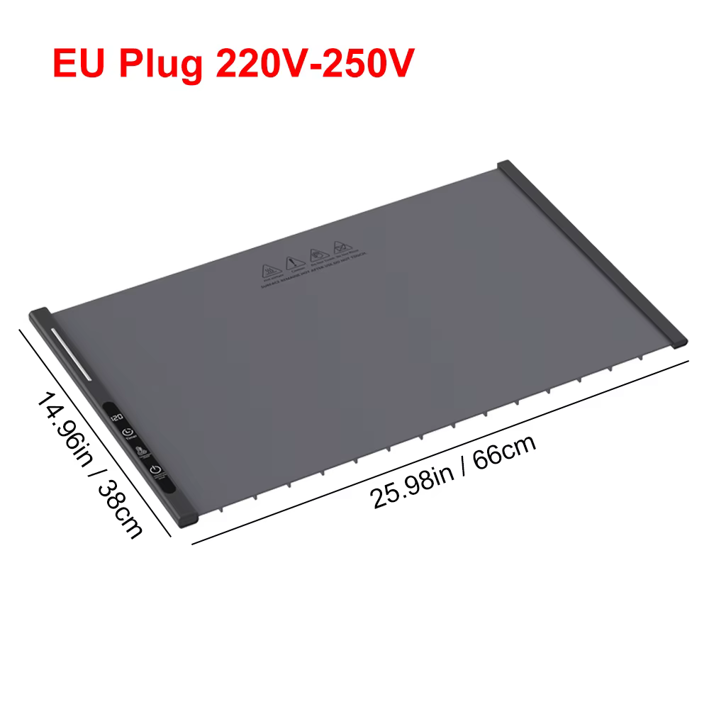 Plaque chauffante électrique en Silicone, Table à manger, tapis chauffant pour aliments, chauffage r