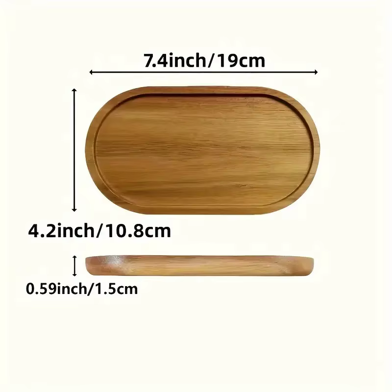 Assiette de fruits en bois massif, plateau en bois, multi-tailles, plateau de fruits de grande valeu