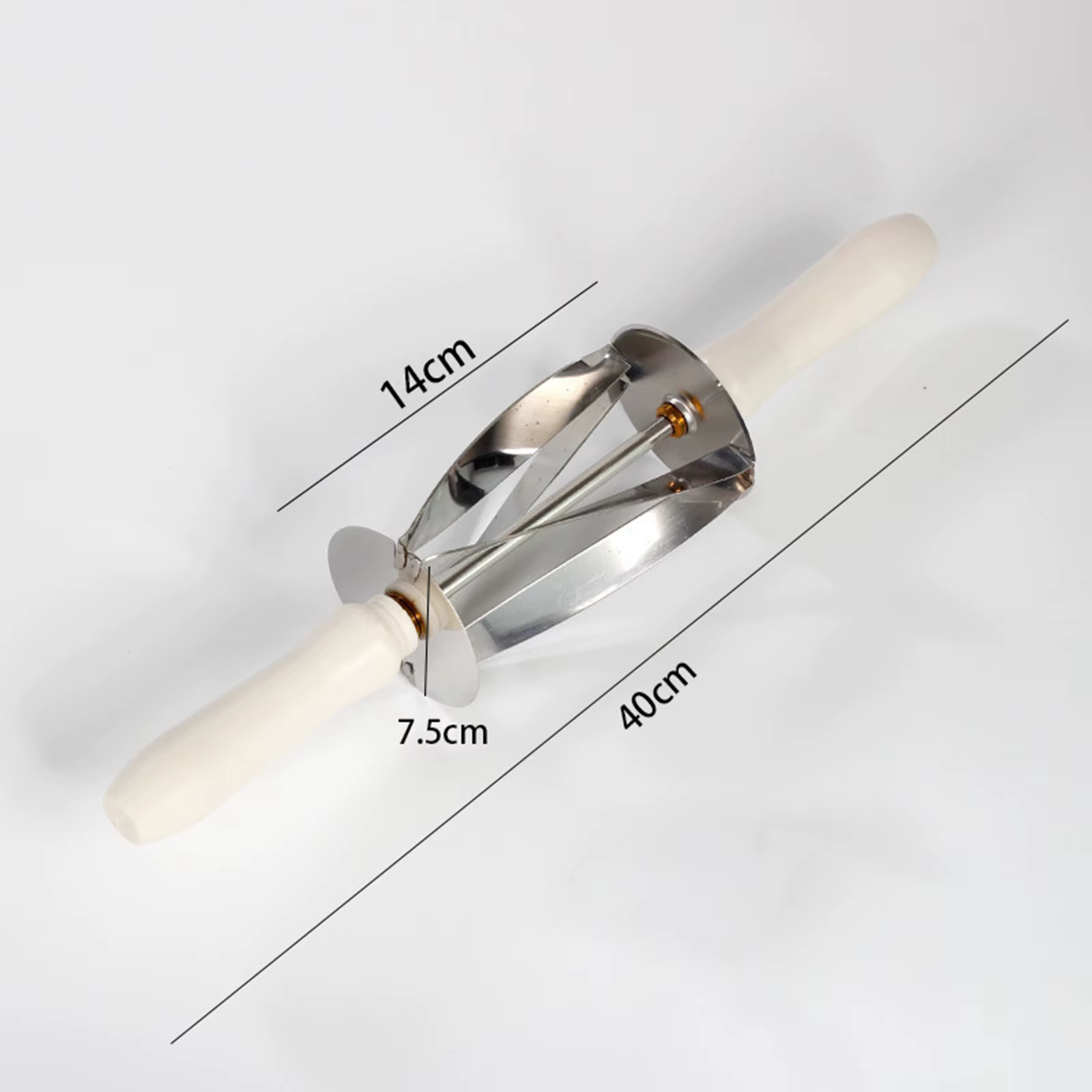 Coupe-Croissants en Acier Inoxydable pour la Cuisine, Tranches de Rouleau, Ménage, Forme Uniforme, J
