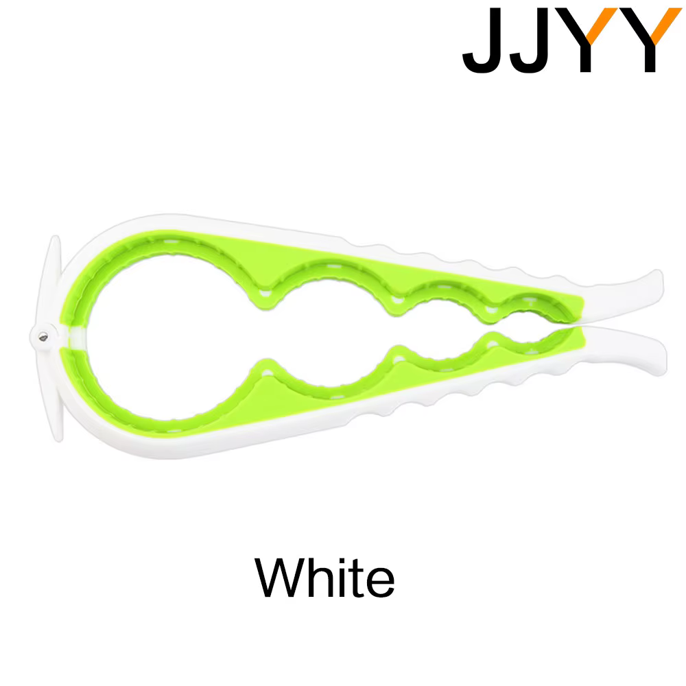 JJYY Ouvre-bocal 5 en 1 Ouvre-bouteille à prise facile Couvercle tournant Ouverture rapide Cuisson U