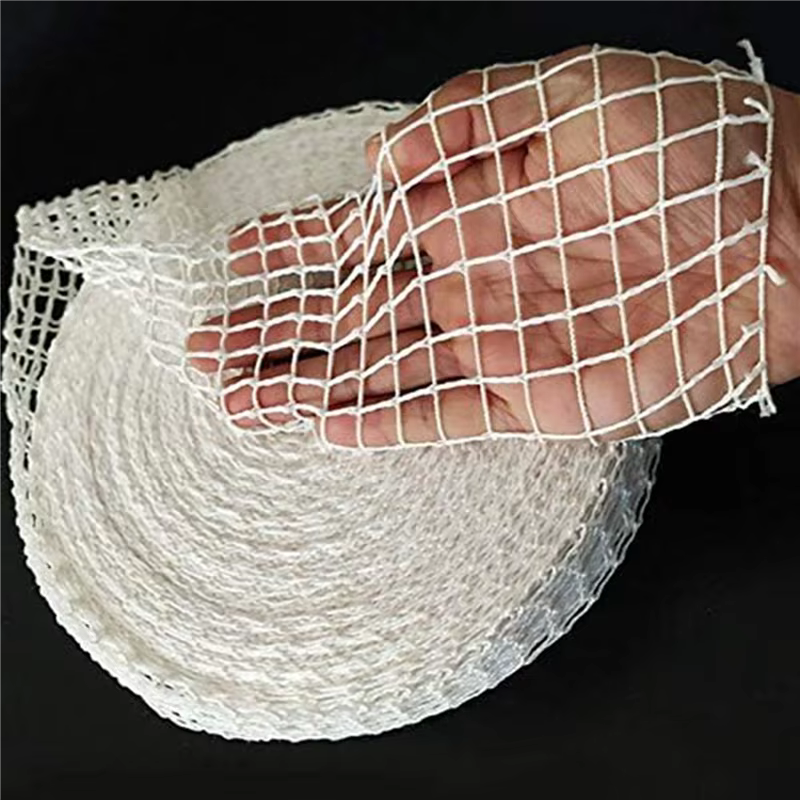 AT21-5 mètre 4 rouleau de filet à viande, filet à saucisses au jambon, sac à saucisses de porc barbe
