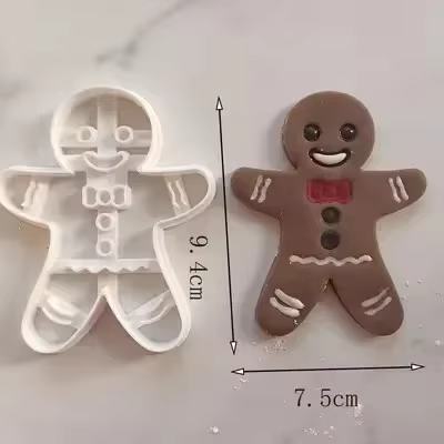 Emporte-pièce en pain d'épice de noël, 3/1 pièces, crâne d'homme en pain d'épices, bonbons, Biscuits