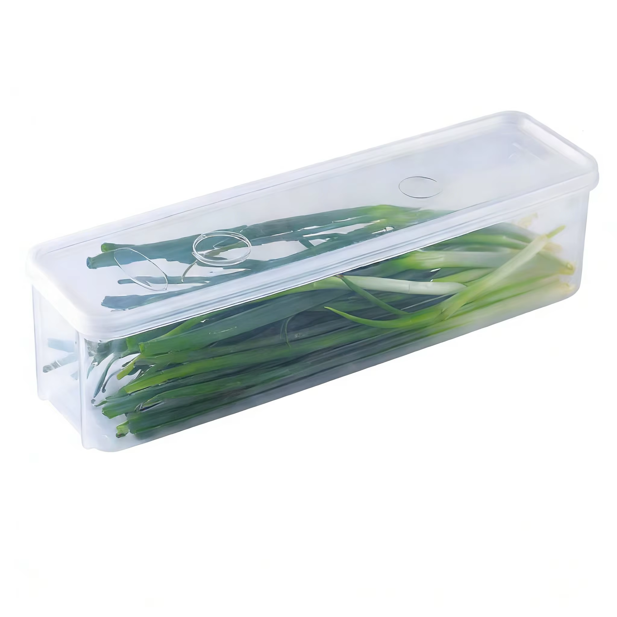 Lot de 1/2/4 boîtes de conservation hermétiques en plastique pour cuisine, idéales pour oignon vert,