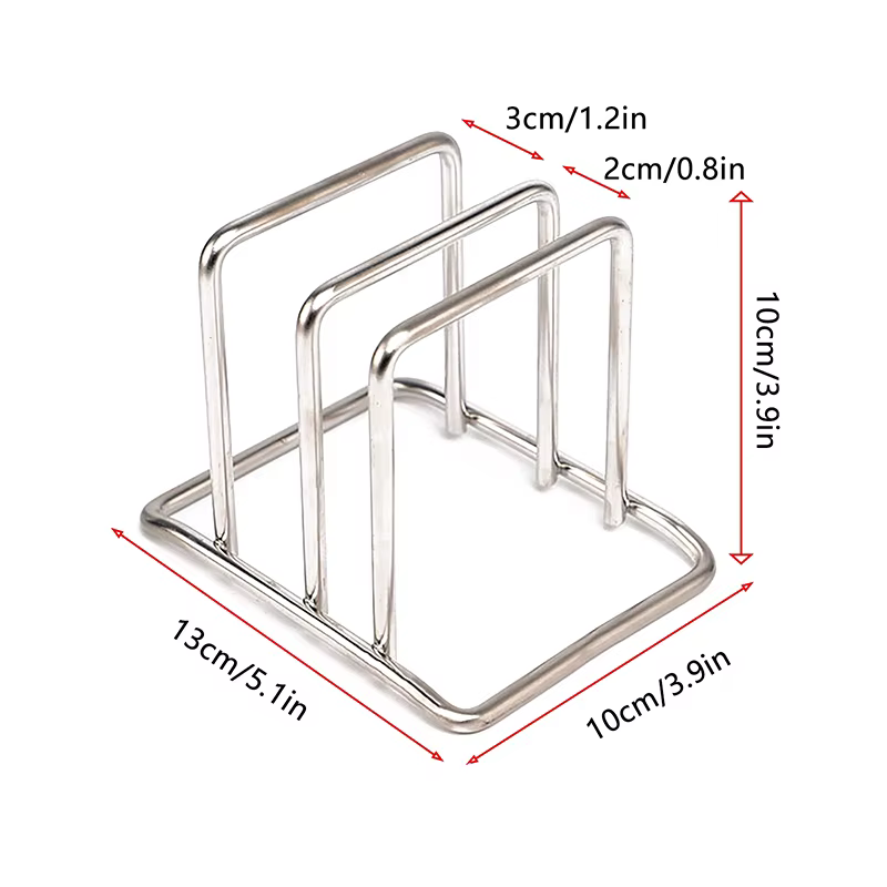 Support de planche à découper en acier inoxydable, support de planche à découper, organisateur de cu