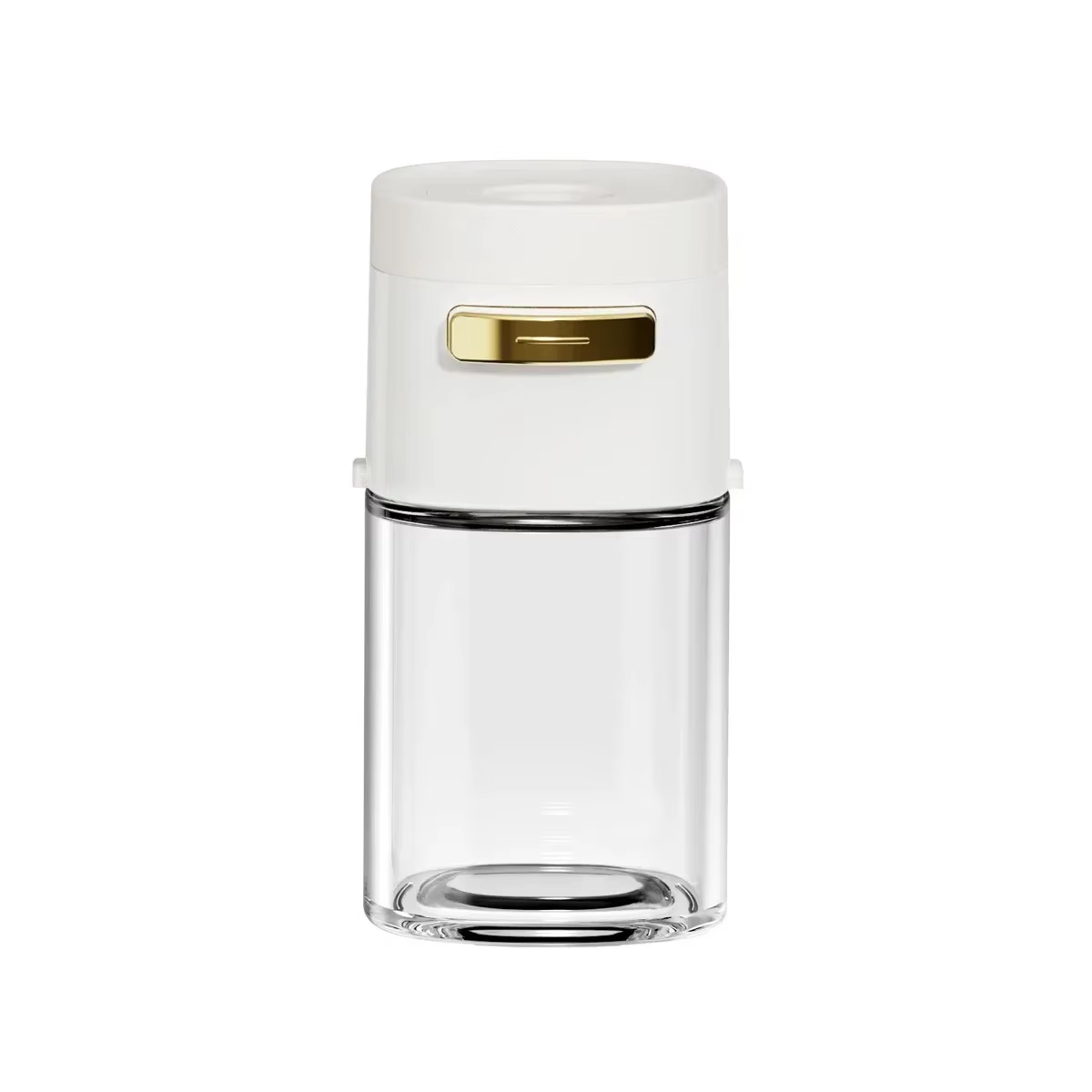 Pot d'assaisonnement quantitatif en verre de 180ml, bouteille de contrôle du sel de Type presse, boî