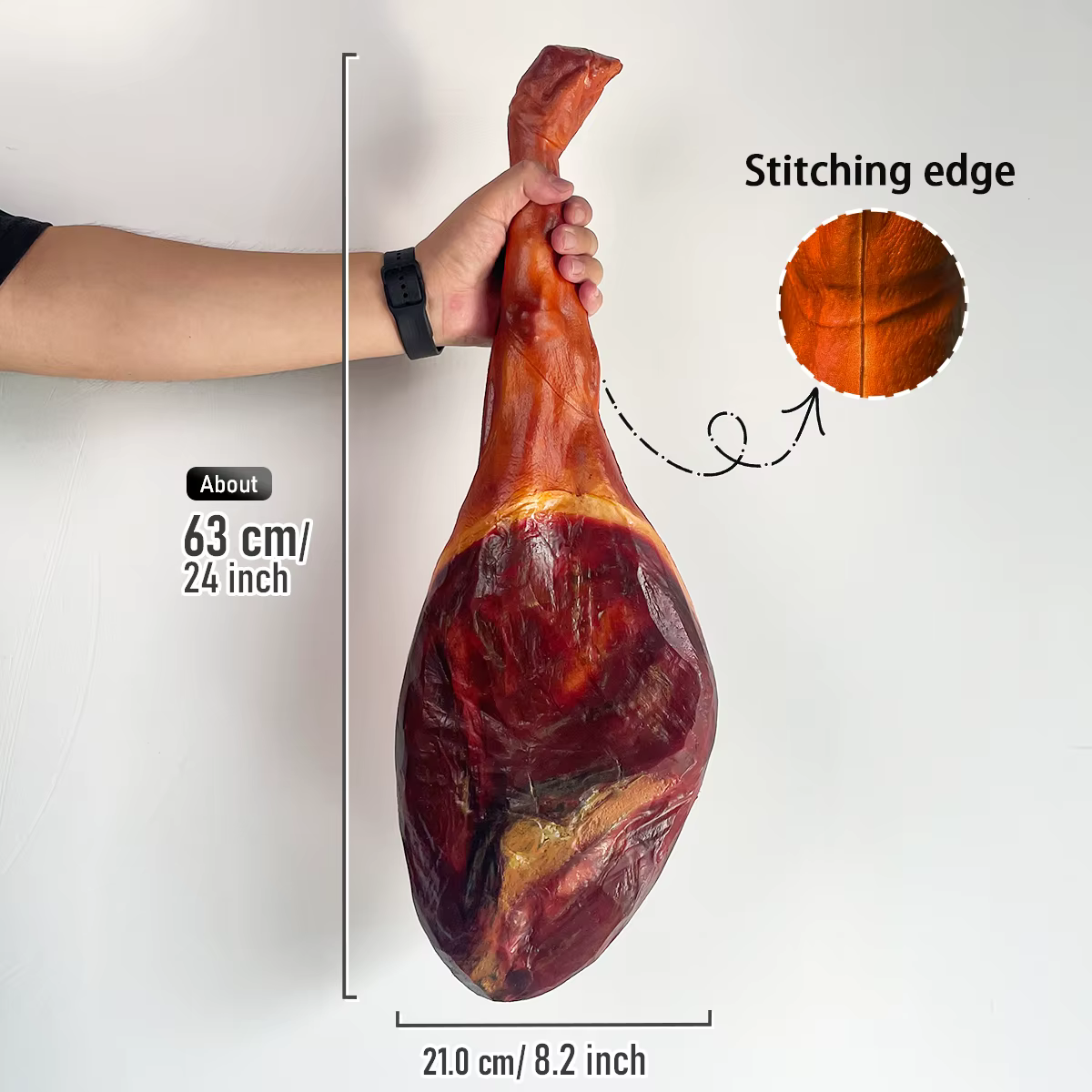 Fausses jambes de porc amusantes, accessoire réaliste en PU pour jambon et bacon, cadeau de nouveaut