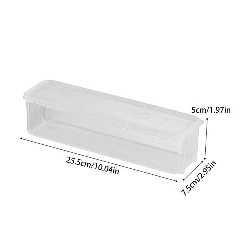 Bac à légumes en plastique, boîte alimentaire avec couvercle, réfrigérateur, joint croustillant, cui