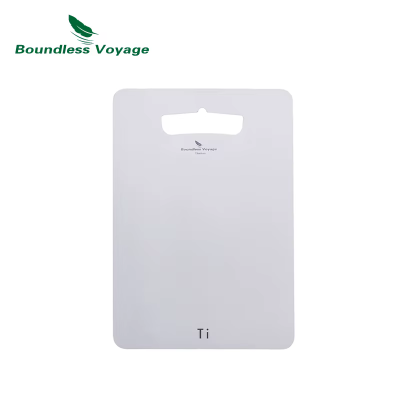 Planche à découper en titane de 1,5 mm, planche à découper ultra fine et légère pour la cuisine, le 