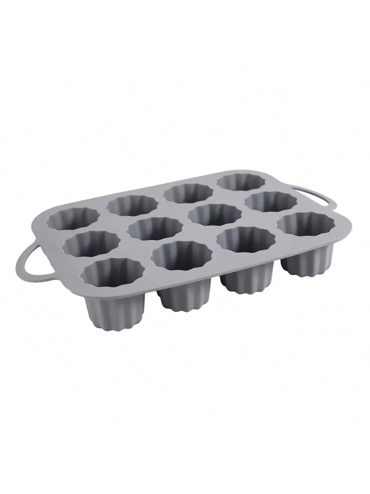 Moule à gâteau en Silicone pour muffins, 12 tasses, moules de cuisson antiadhésifs avec poignée pour