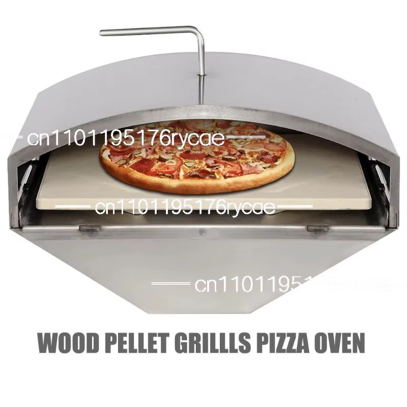 Grille à pizza en bois Hearthstone pour barbecue à granulés, effet Hot Topic