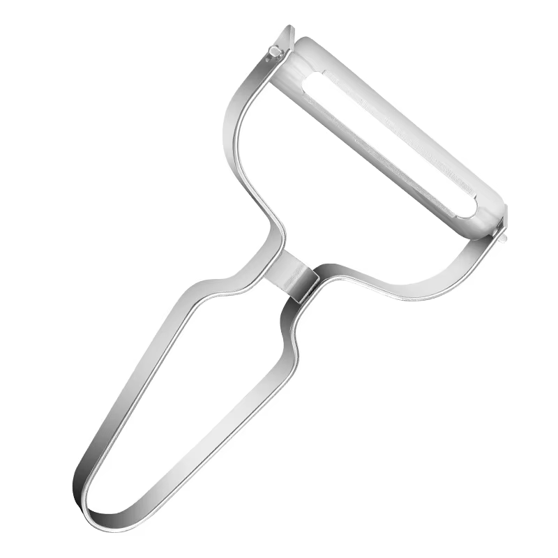 Couteau à éplucher en acier inoxydable, tranchage de radis, grandes tranches fines, outil d'épluchag