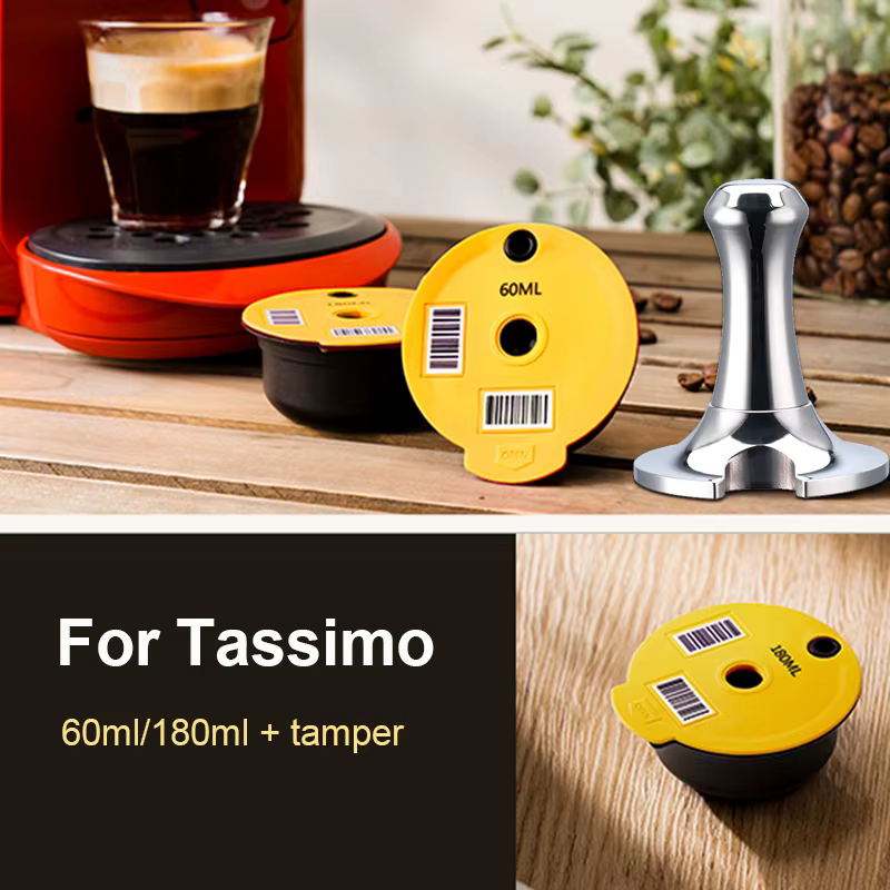 ICafilas – dosettes de café réutilisables, 60ML/180ML, pour Machine BOSCH-s Tassimo, filtre recharge