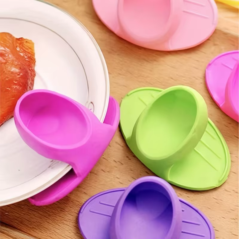 Lot de 10/2 protège-doigts isolés en silicone pour four et micro-ondes, gants isolés résistants aux