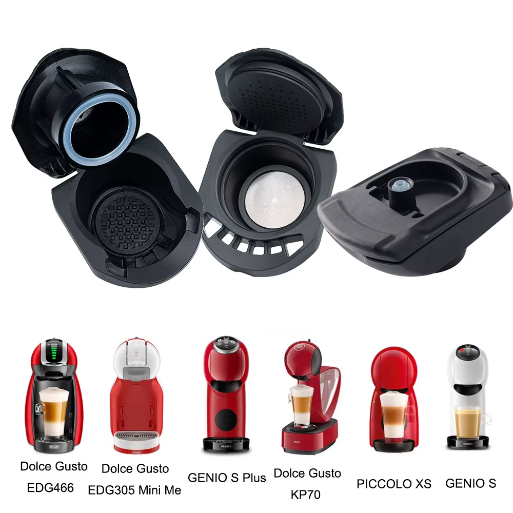 Adaptateur ICafilas pour Machine Dolce Gusto PICCOLO XS/Genio S Lumio DG325, dosette filtrante pour 