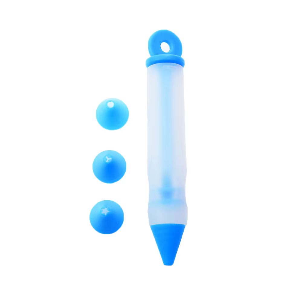 Ensemble de stylos à gaufrage en Silicone, 1 pièce, stylo d'écriture crème au chocolat, bouche de ga