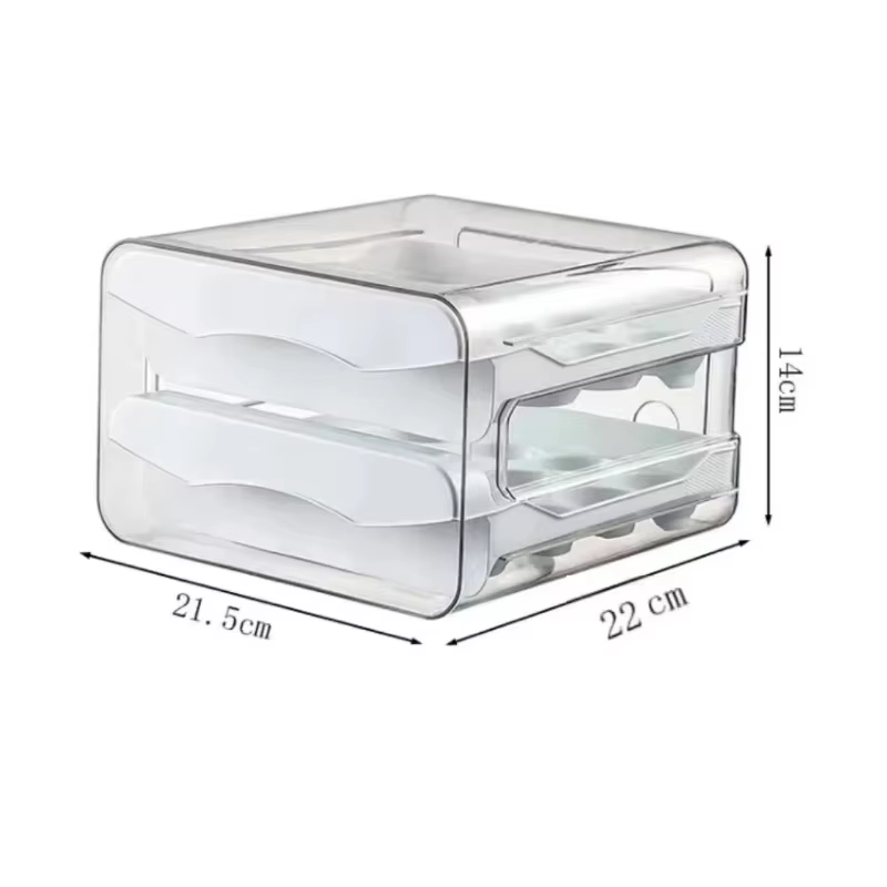 Boîte de rangement pour œufs de qualité alimentaire, support pour œufs à poser dans le réfrigérateur