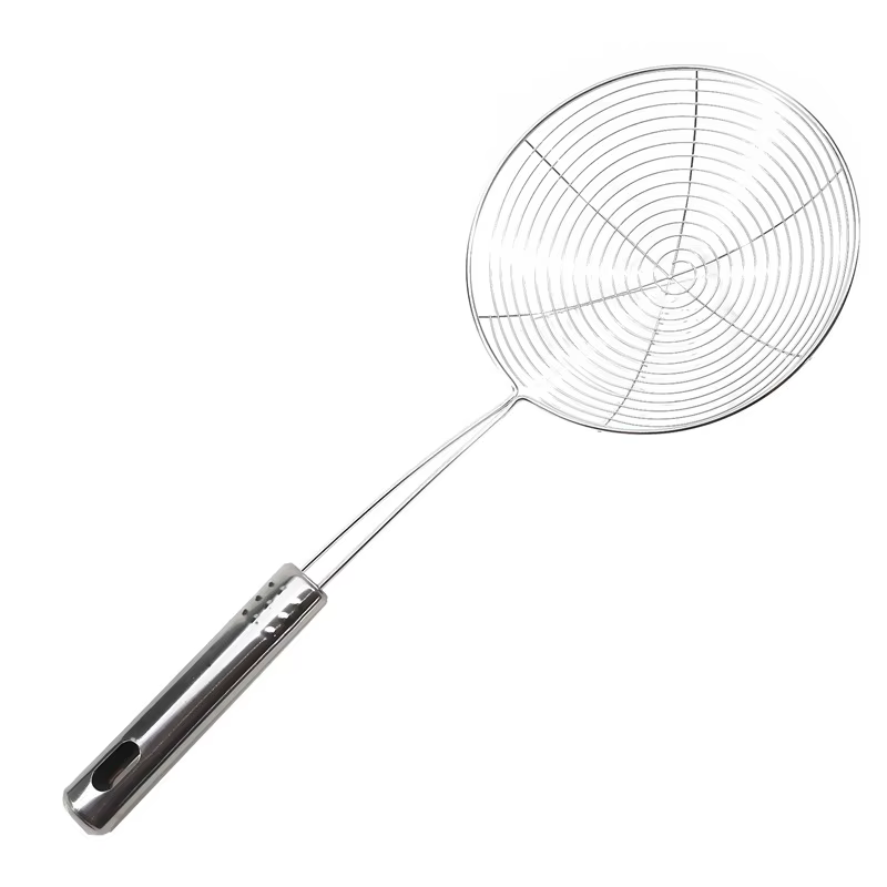 Écumoire naren acier inoxydable, filtre à maille, marmite à huile, ustensiles de cuisine, passoire f