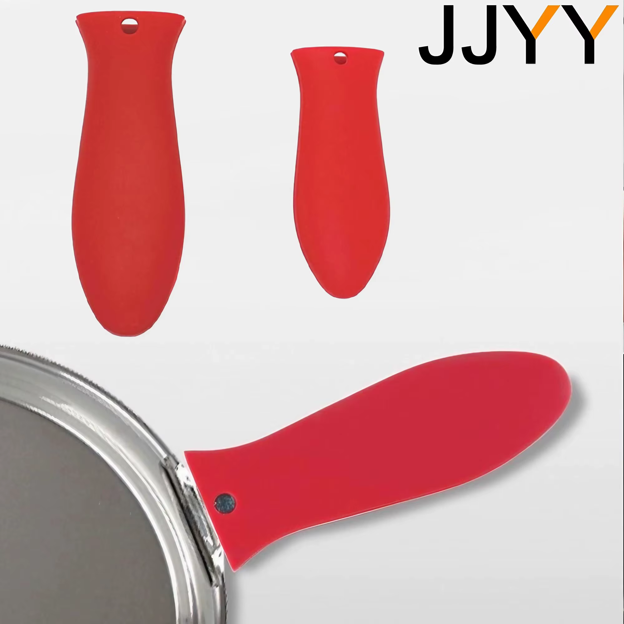 JJYY – poignée de support de Pot antidérapante, résistance aux hautes températures, poêles en Silico