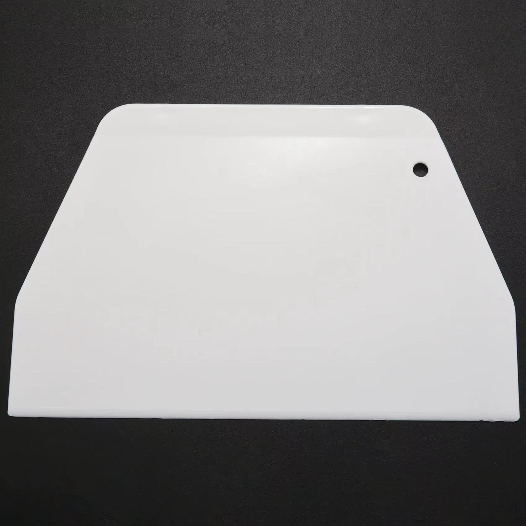 ELEG-5 pièces, grattoir à pâte en plastique blanc plat de 19 cm x 12,5 cm, outil de décoration de gâ