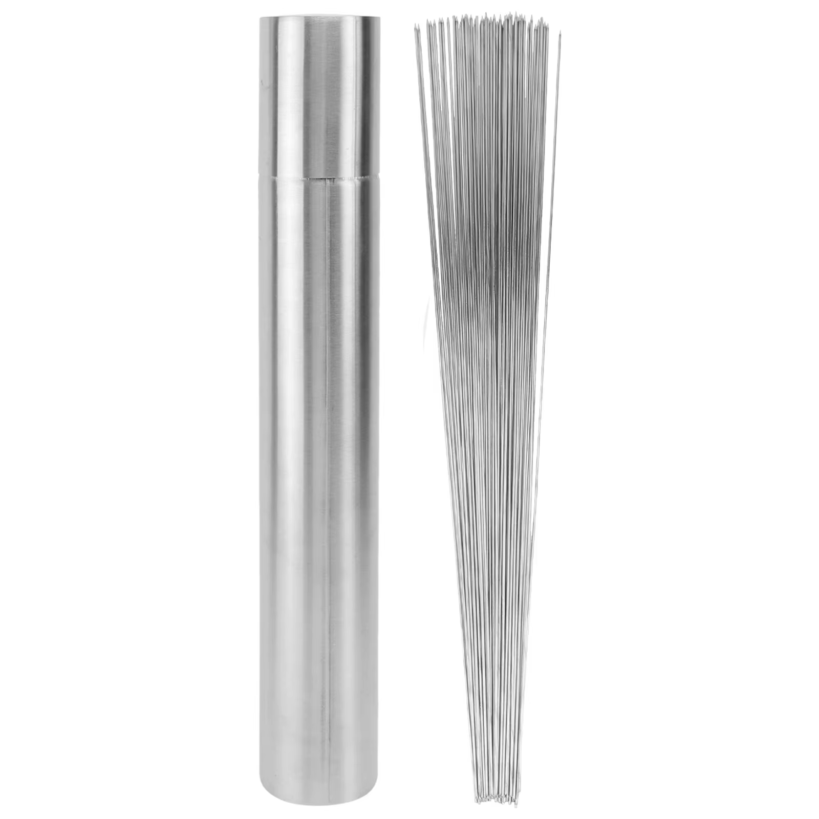 50 brochettes de barbecue en acier inoxydable de qualité supérieure, 35 cm, forme ergonomique, pour 