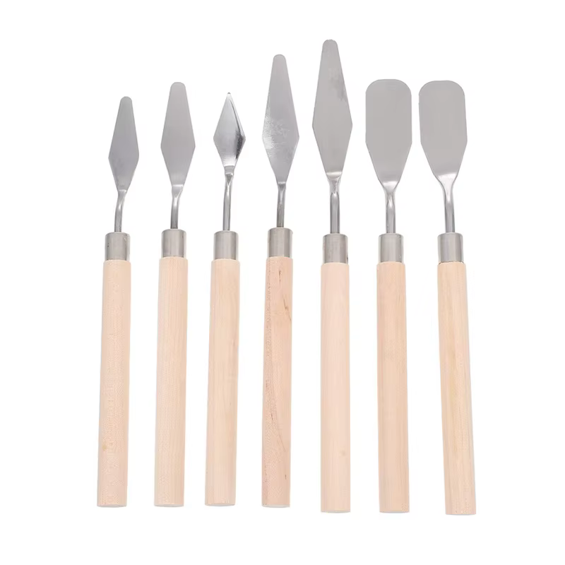 Couteau à peinture à l'huile pour peinture de gâteaux, accessoires de conception, Mini couteau à Pal