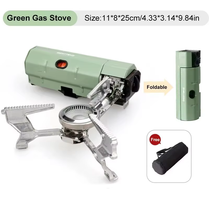 Nouvelle cuisinière à gaz de camping Cheao 2670W, brûleur à gaz portable pliable, système de cuisson