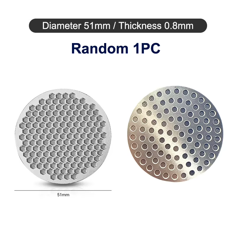 Accessoires pour expresso Barista DIY: 1 filtre d'écran pour porte-filtre 51mm 53mm 58.5mm, support 
