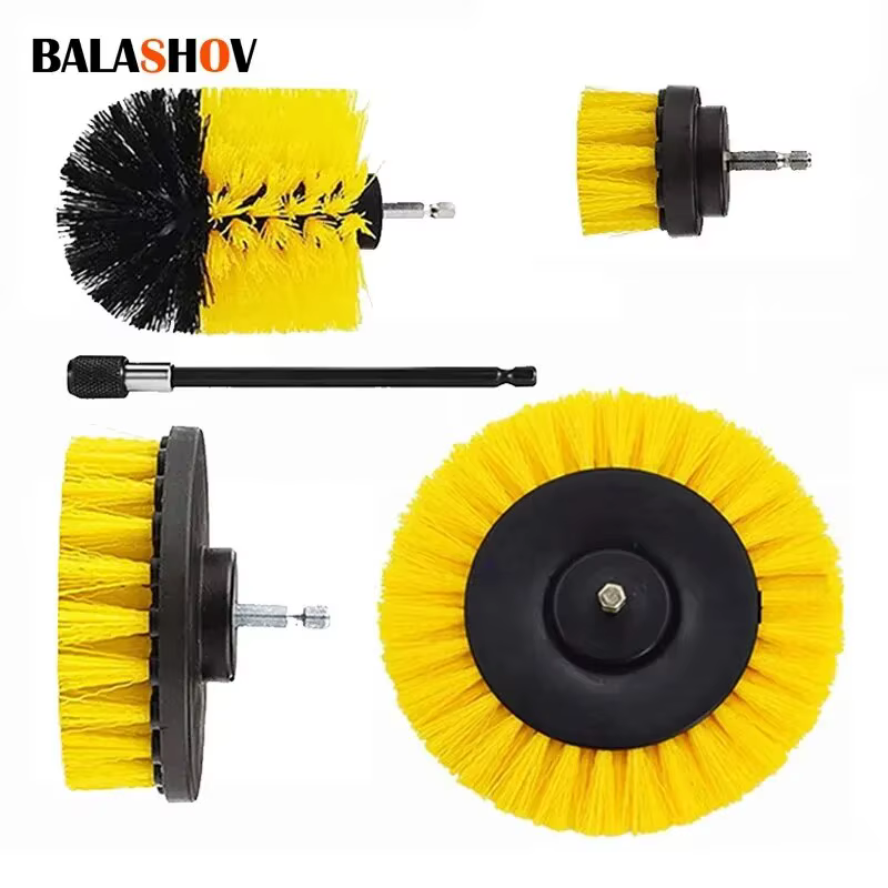 Kit de perceuse électrique, brosse à récurer pour tapis, Surface de salle de bains, meubles de baign