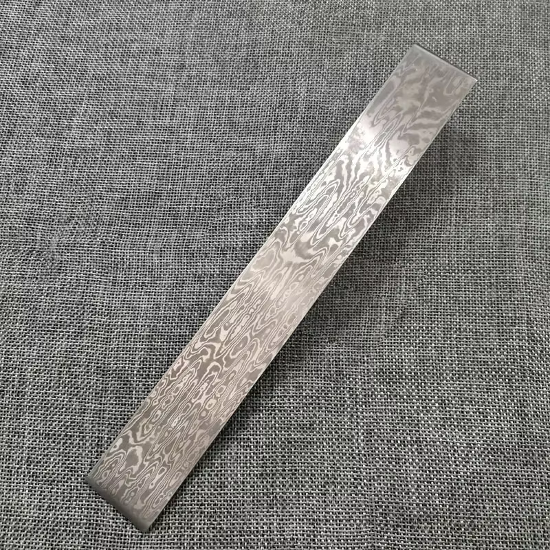 VG10 Sandwich Damas Steel for DIY Knife, Executive, Lame de couteau en acier inoxydable, Blank Has B