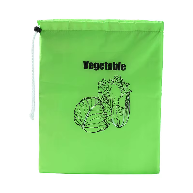 Sac de rangement pour fruits et légumes, sac à cordon pour réfrigérateur, sac de rangement pour la f