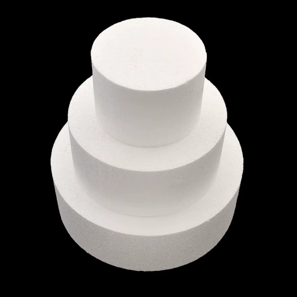Moule à gâteau rond en polystyrène, 4/6/8 pouces, modèle pratique de bricolage, accessoires de cuisi