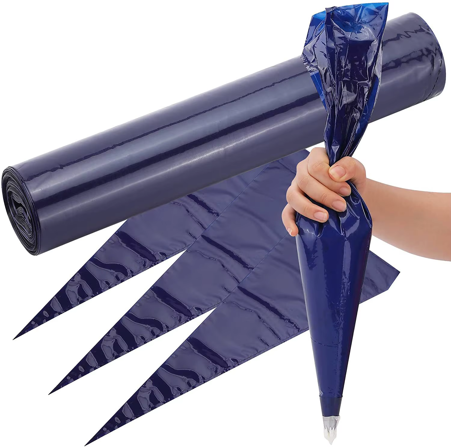 Sacs à pâtisserie jetables de 21 pouces, sac à glaçage épais, accessoires et outils de cuisson, outi