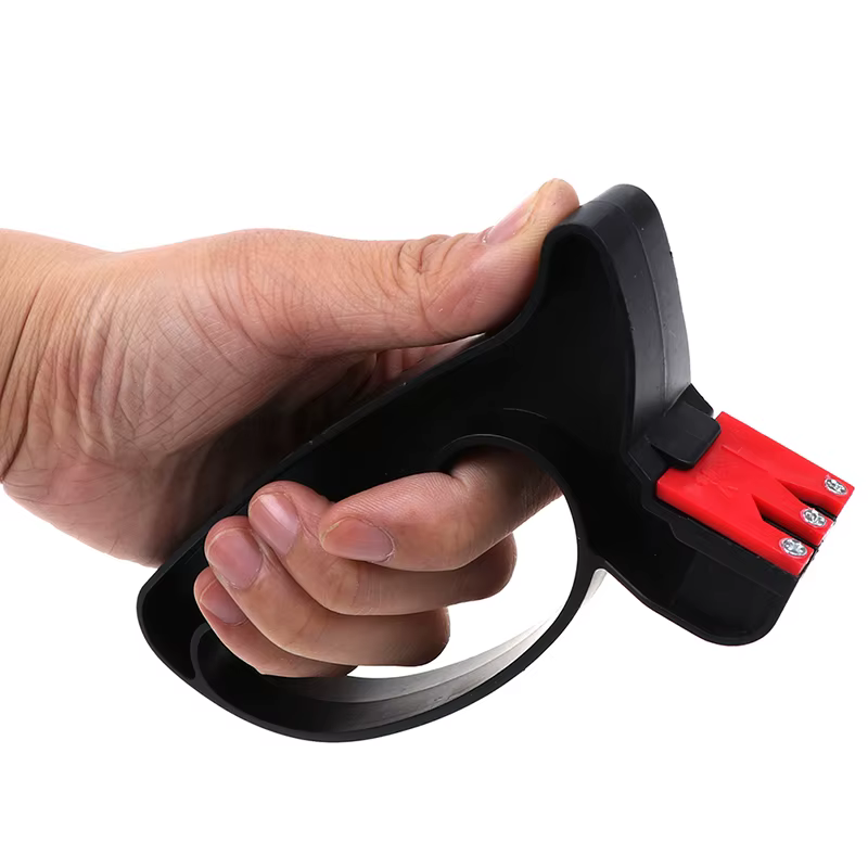 Affûteur de couteaux 2 en 1, ciseaux, lame, outils de cuisine, vente en gros, 1 pièce