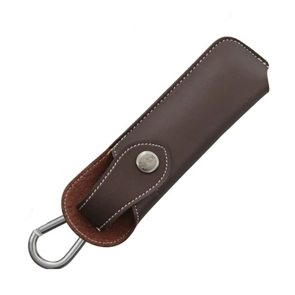 Fourreau de couteau marron, 14.2x4.5cm, fourreau en cuir, outil d'extérieur