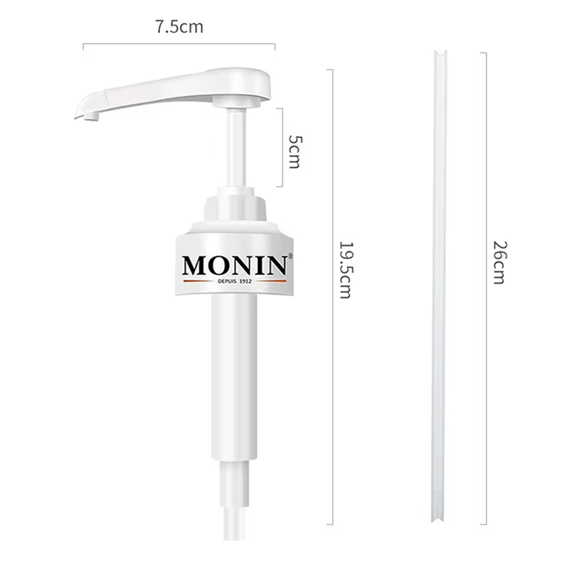Pompe distributrice de sirop pour café 1 litre, noire, pour sirop Monin, pompe distributrice de jus 