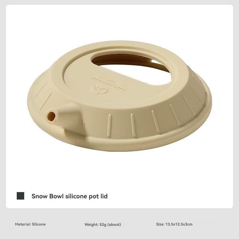 CAMPINGMOON Couvercle de casserole en silicone de qualité alimentaire pour café de camping, couvercl