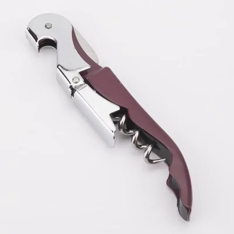 Tire-bouchon double pointe hippocampe en acier inoxydable multi-usage, ouvre-bouteille de bière, cad