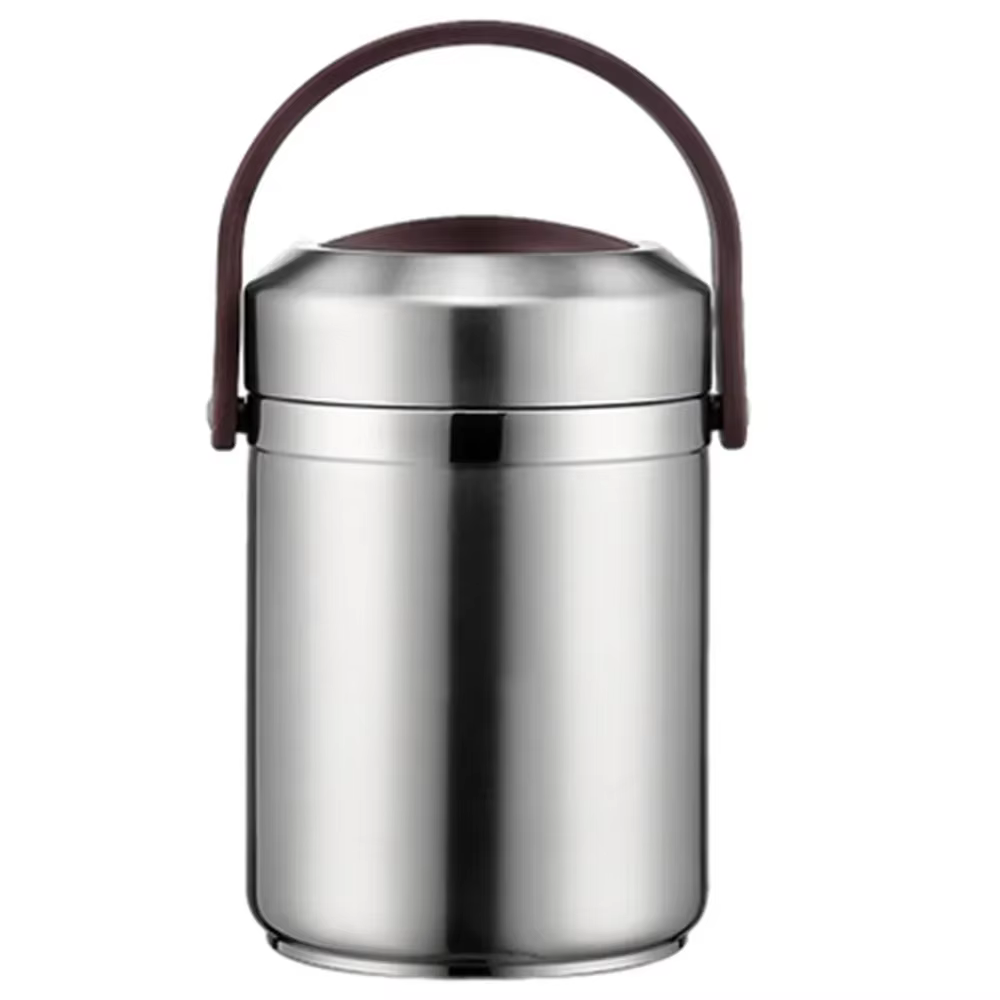 Boîte à lunch thermos portable en acier inoxydable, grande capacité, 3L, soupe alimentaire, beaucoup
