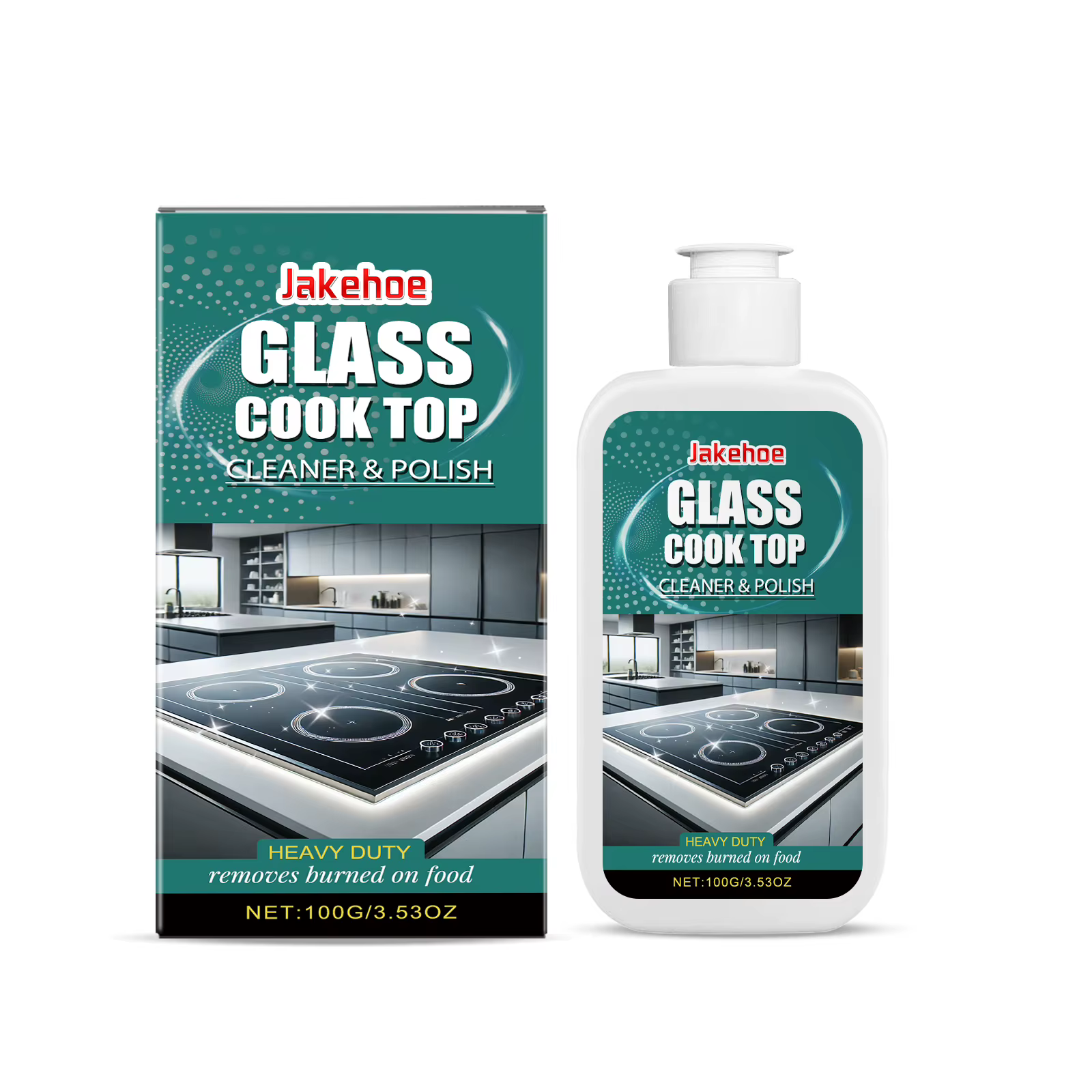 Nettoyant pour poêle à dessus en verre, 100ml, élimine les taches tenaces, améliore la brillance, ré
