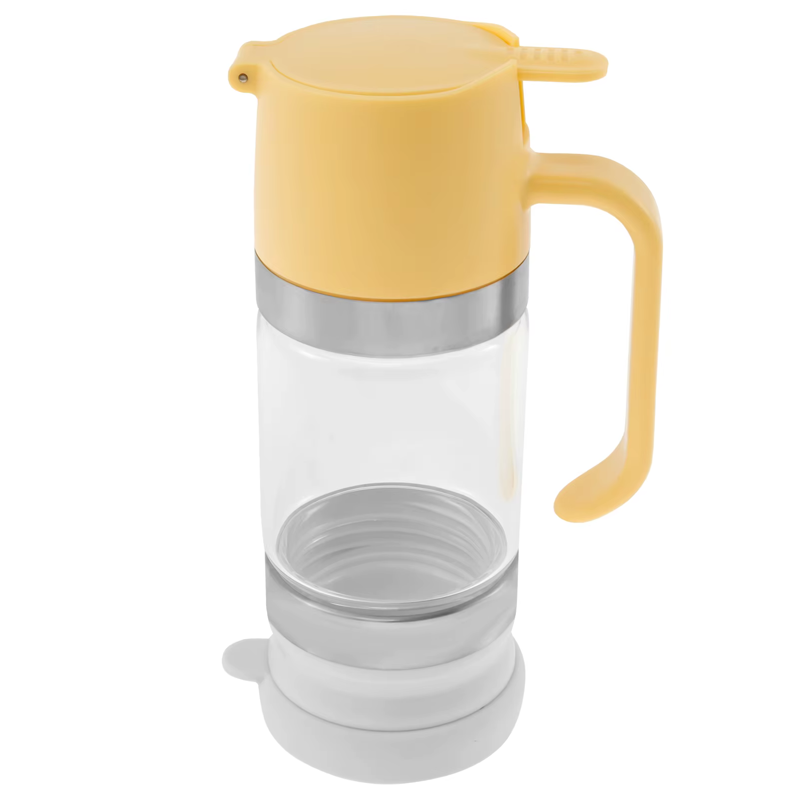 Distributeur de miel en verre avec poignée, sans goutte à goutte, pot de sirop d'érable, bouteille d