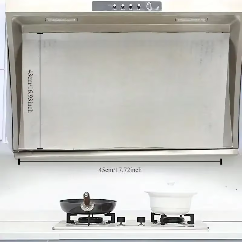 Filtres de hotte aspirante robustes - Couvertures en maille absorbant l'huile pour la ventilation de