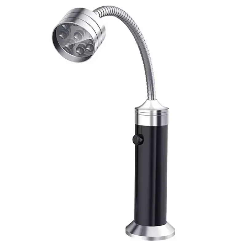 Lampe de gril – Accessoires de barbecue pour l'extérieur avec base magnétique, col flexible à 360 de