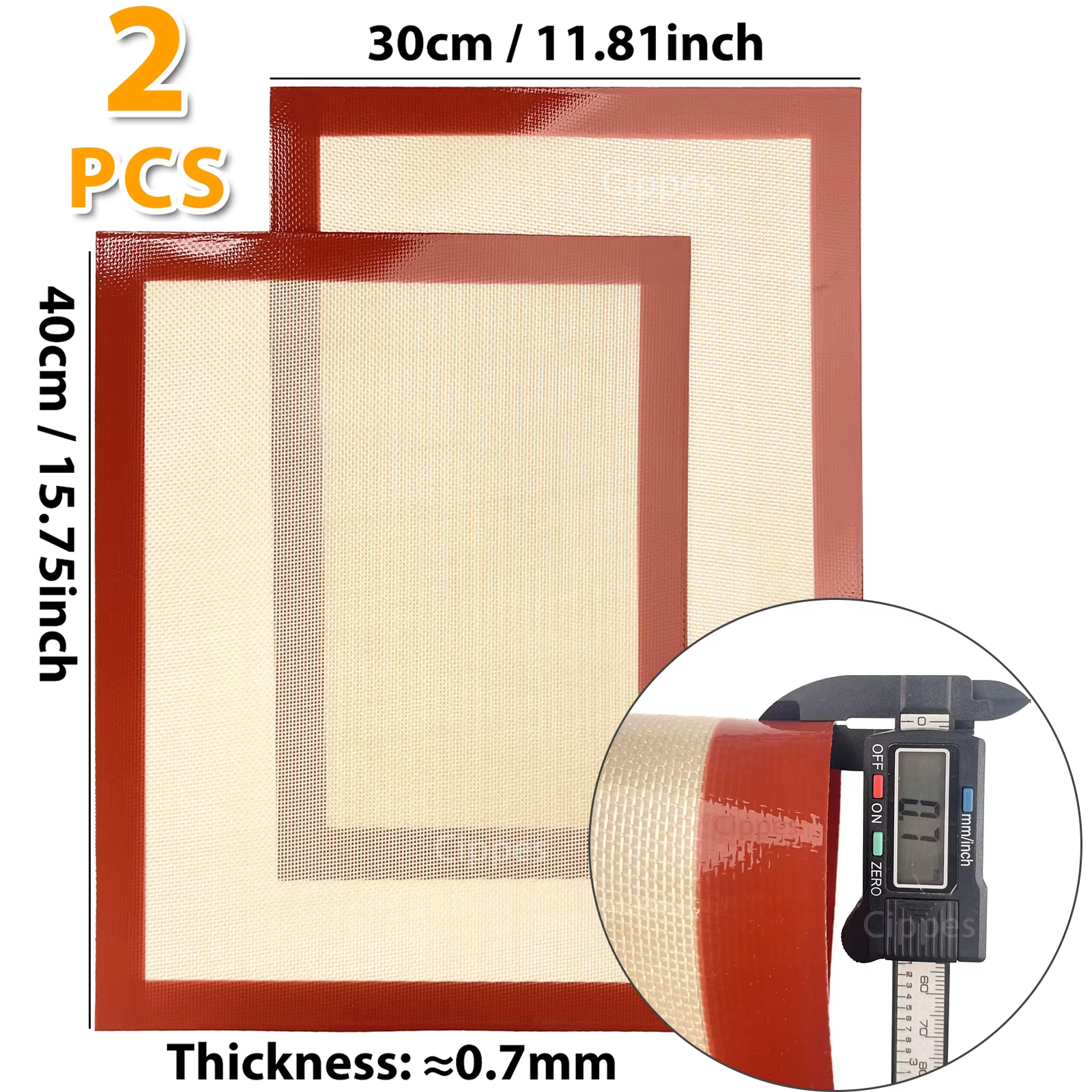 Tapis de cuisson en Silicone pour four, feuilles d'ustensiles de cuisson réutilisables, antiadhésive